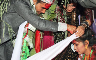 Traditional marriage in Nepal