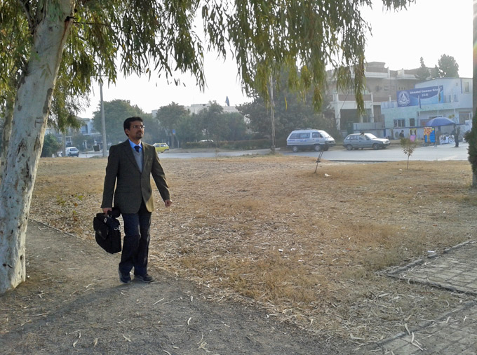Walking in Islamabad